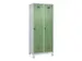 armoire vestiaire noir et blanc,HxlxP 1950x800x500mm,2compart.