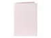 Correspondentiekaart Papicolor dubbel 105x148mm lichtroze pak à 6 st