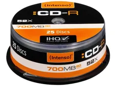 Intenso CD-R 700MB/80min 52x snelheid