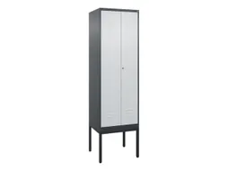 locker voor scheiding van kleding,HxBxD 2120x600x500mm,2vak
