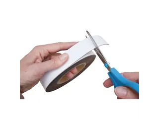 Magneetband beschrijf- en wisbaar MAUL 10mx30mmx1mm wit - 5