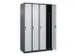 locker voor scheiding van kleding,HxBxD 1850x1200x500mm,4vak