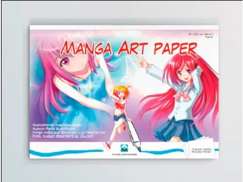 Manga Tekenblok 23100 A4 110 Gram Blok 75 vel