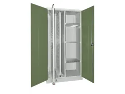 verticale kast,HxBxD 1950x1000x600mm,RAL7035,front RAL6011