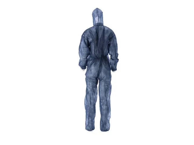 Combinaison de protection PP non tissé zippée Taille L Bleu 50 pcs