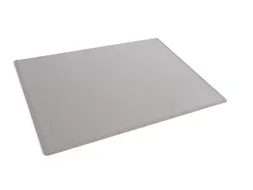Schrijfonderlegger Grijs 530x400 mm met transparant afdekvel PP