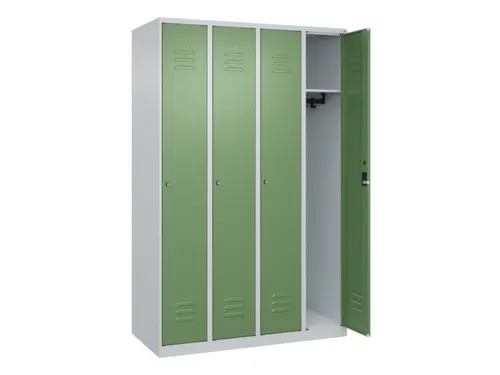 locker,HxBxD 1850x1200x500mm,4vak,vak B 300mm,cil.-slot
