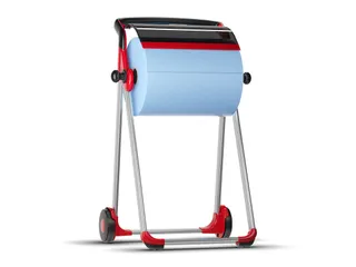 Tork 652008 W1 Performance mobiele Vloerstandaard Grijs/Rood - 12