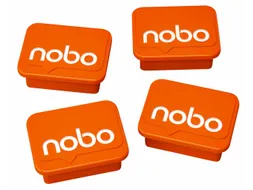 Magneet Nobo 18x22mm oranje
