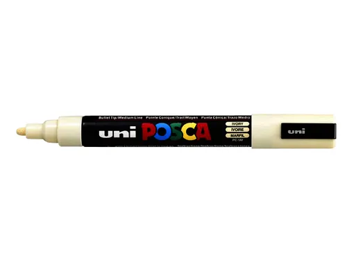 Verfstift Posca PC5M Medium Punt 1,8-2,5mm Ivoor