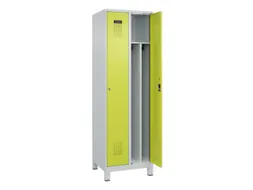 locker voor scheiding van kleding,HxBxD 1950x600x500mm,2vak