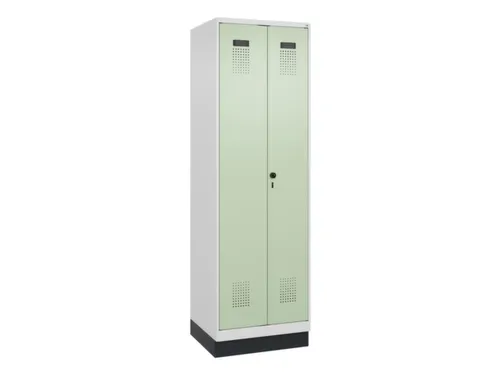 PBM-locker,HxBxD 1950x600x500mm,2vak,vak B 300mm,draaigrendel