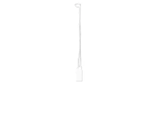 Draadetiket Kangaro 7x19mm wit doos a 500 stuks - 1