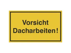 aanwijzingsbord,Pas op! Dakwerkzaamheden,aluminium gemerkt,gemoffeld