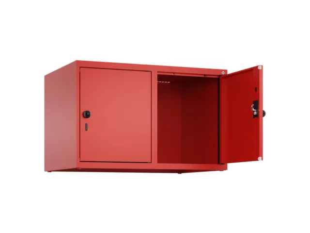 opzetkast,v. locker,2vak.,vak B 400mm,HxBxD 500x800x500mm,draaigrendel