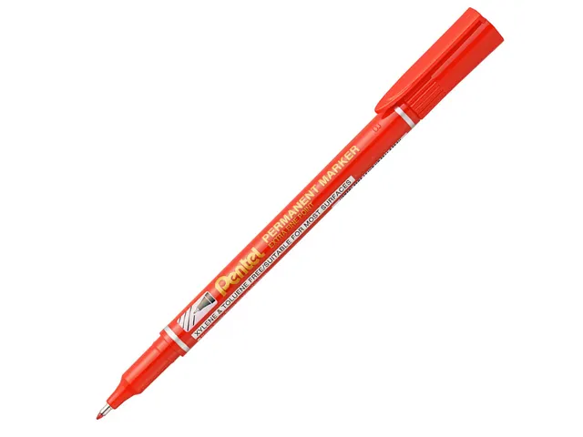 Marqueur permanent Pentel NF450-B pointe extra fine 1,2mm rouge