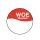 OUTLET Daymark Label Dagetiket Woensdag Permanent 19mm Rol 1000 Stuks