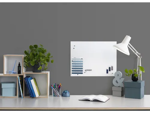Glasmagneetbord Naga 45x60cm Pure White
