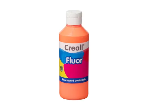 Plakkaatverf Creall fluor oranje 250ml