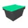 Herbruikbare containers HxLxB 240x410x300mm 18l PP-regeneraat groen