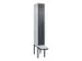 locker met bank,voor scheiding van kleding,HxBxD 2120x300x815mm,1vak