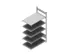 rayonnage pour classeurs,rayonnage suivant,HxlxP 1750x1010x635mm