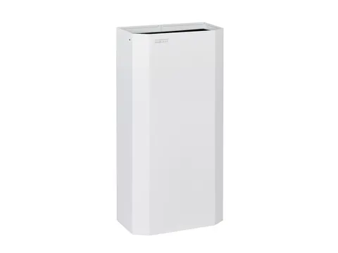 Poubelle ouverte acier 40 litres Blanc