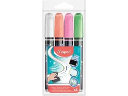 Krijtmarker, Etui Met 4 Stuks Assorti Kleuren