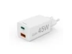 Oplader Hama USB-C/USB-A Mini PD 45W wit