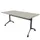 klaptafel,HxBxD 750x1600x800mm,hoekig,T-voet donkergrijs,ovale buis