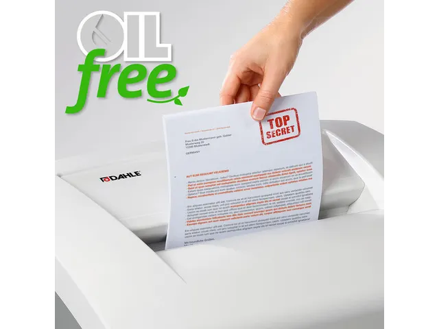 Papiervernietiger Dahle 214air 41504 Cleantec P-2 Stroken