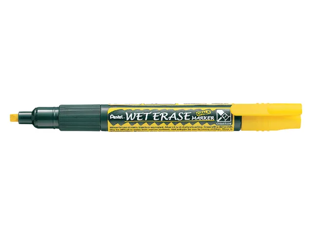 Viltstift Pentel SMW26 krijtmarker geel 1.5-4mm