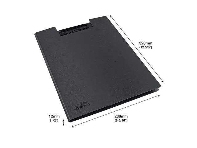 Porte-bloc à rabat Rapesco Germ-Savvy Antibacterial A4 noir
