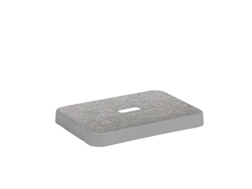 #Deksel Sigma Home 5L Stof lichtgrijs 24x16,5x2,5cm