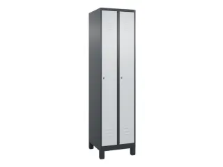 locker,HxBxD 1950x500x500mm,2vak,vak B 250mm,cil.-slot,voeten - 1