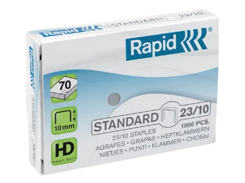 Nieten Rapid 23/10 gegalvaniseerd standaard 1000 stuks