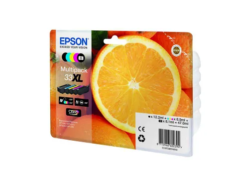Epson 33XL Inktcartridges Multipack 2x Zwart + 3 Kleuren