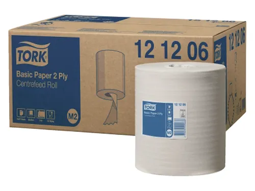 Poetsrol Tork 2-laags Wit Universal 121206