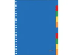 Tabblad Kangaro A4 blanco karton 10-delig 23-gaats krimp a 10 sets