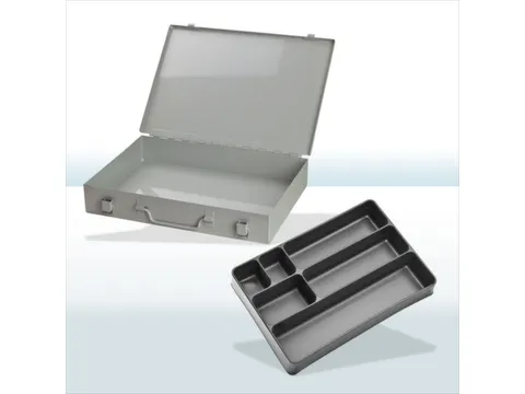 assortimentskoffer,HxBxD 50x335x240mm,6vakken