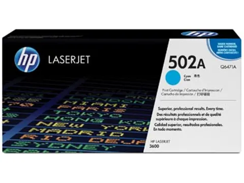HP Toner 502A Cyaan 4000 pagina's Q6471A