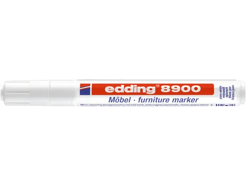 Viltstift edding 8900 meubelmarker spierwit