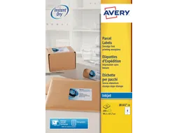 Etiket Avery J8165-25 99.1x67.7mm Inkjet Wit 200 stuks