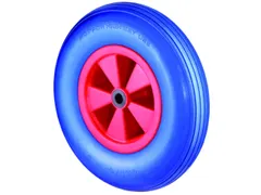 Wiel 200kg 400x100mm Pu Banden Kunststof Blauwe Velg Lijn Profiel