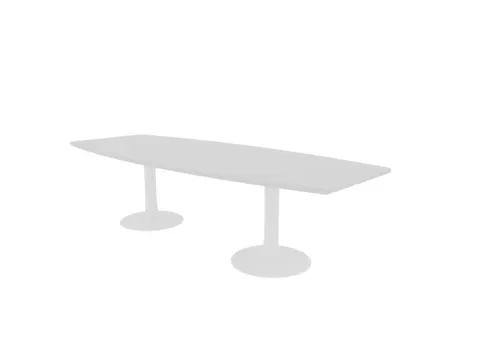 vergadertafel,HxBxD 740x2800x1100mm,vatvormig