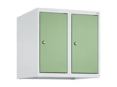 opzetkast,v. locker,2vak.,vak B 250mm,HxBxD 500x500x500mm,vleugeldeur