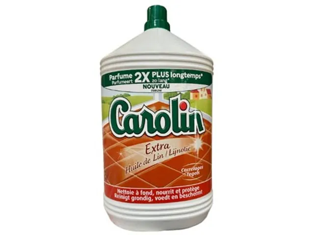 Carolin vloerreiniger Extra lijnolie Tegelreiniger fles van 5 liter