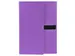 Chemise extensible 3 rabats carte lustrée sangle scratch 24x33cm viol