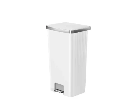 Hana 2 Pedaalemmer 90 liter Wit