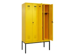 locker voor scheiding van kleding,HxBxD 2120x1200x500mm,4vak
